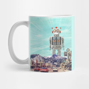 Robot in Town Mug